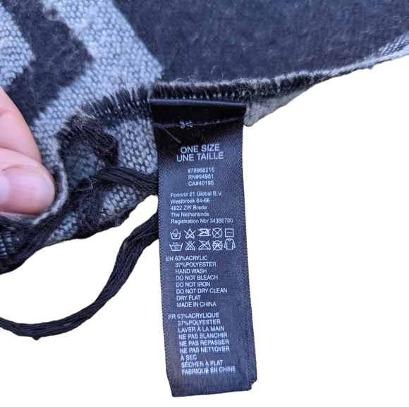 Aztec Style Falsa Blanket Scarf XL Long Scarf Shawl One Size Women's Accessory - Picture 10 of 10